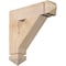 Ekena Millwork Traditional Arts & Crafts Smooth Bracket, Douglas Fir, 3 1/2"W x 16"D x 16"H BKT04X16X16TRA03SDF - alternate 1